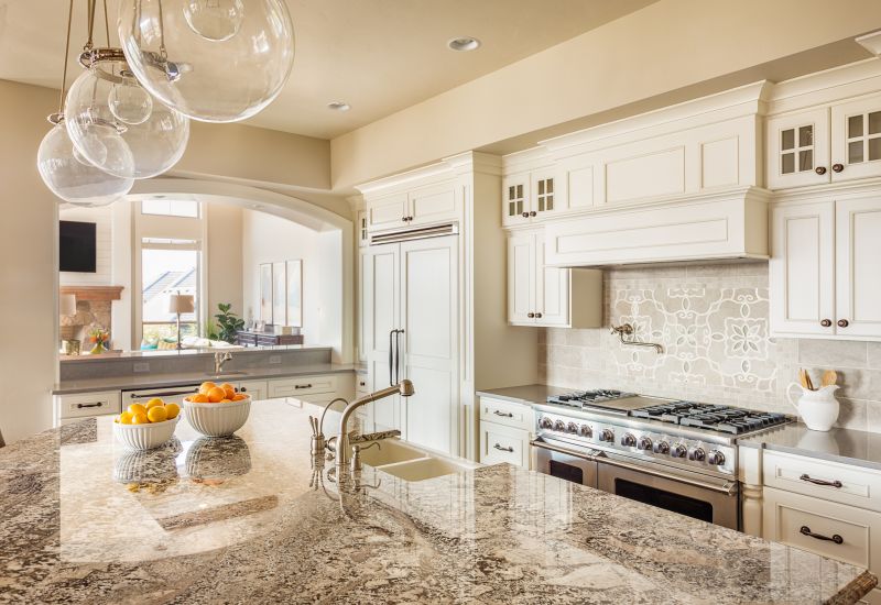 Elegant Granite Kitchen Countertops